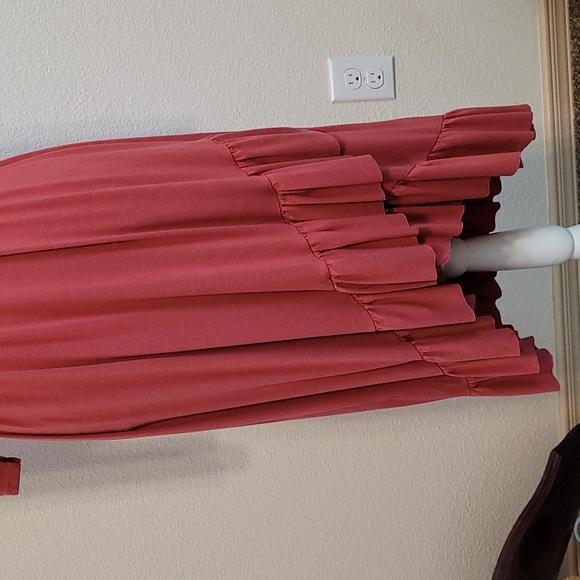 Rust Rose Summer Dress S - Picture 3 of 6